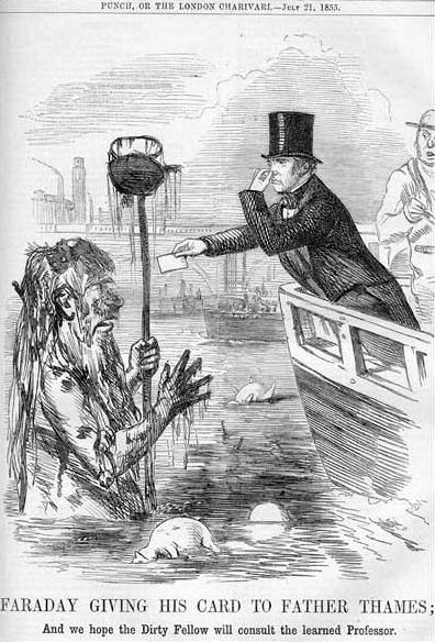 Faraday caricatura en Punch