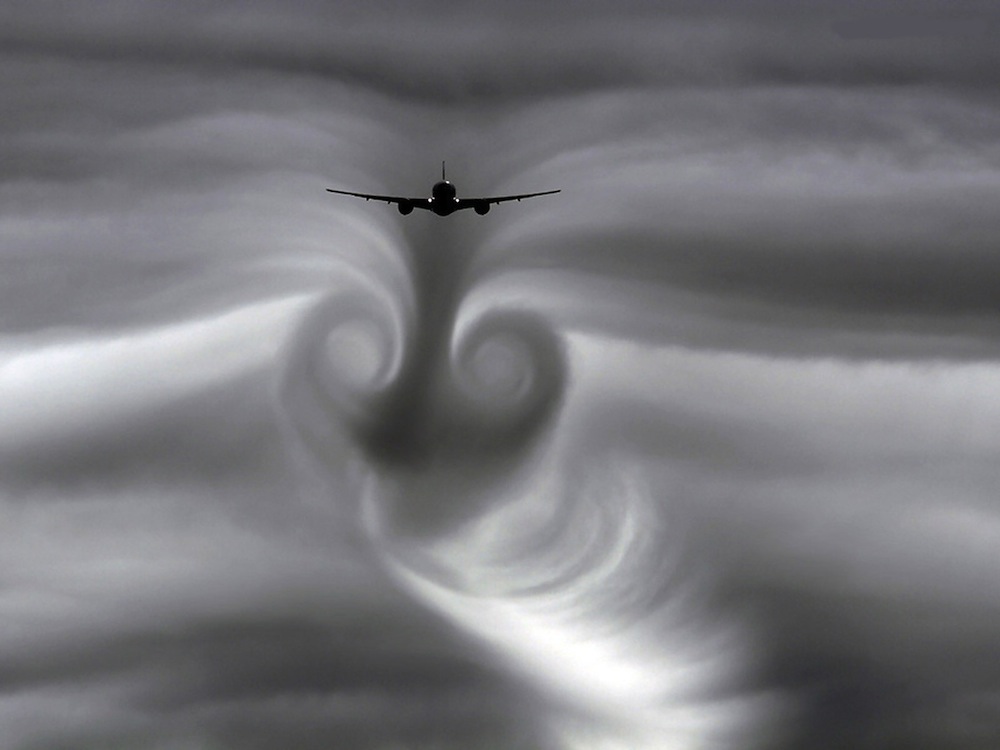 Turbulencia y avión