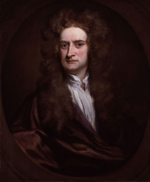 Isaac Newton en 1702