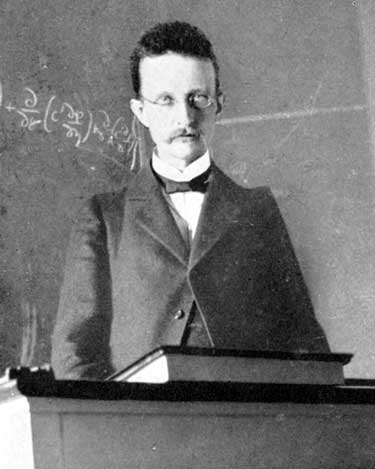 Max Planck, de joven