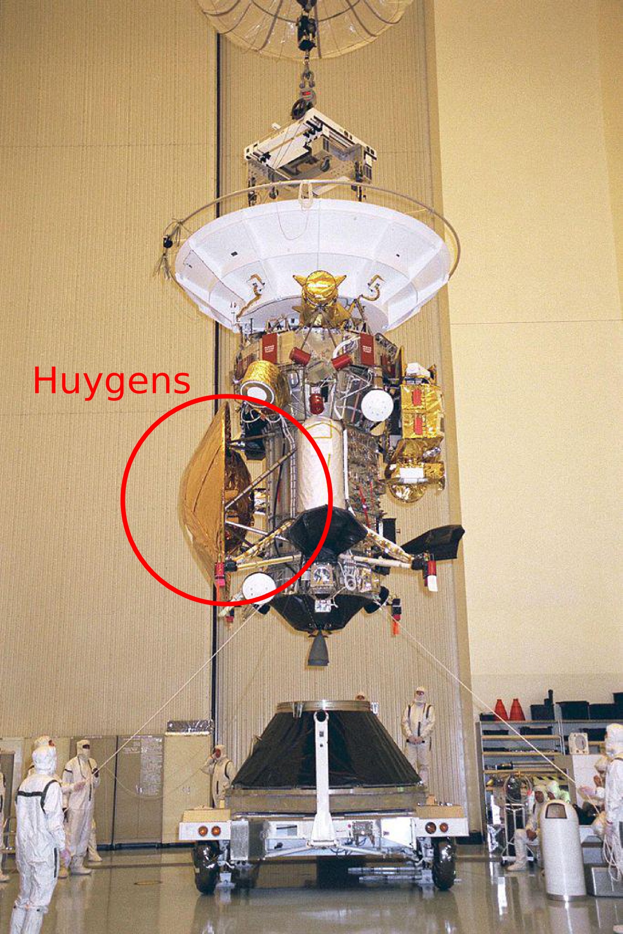 Cassini-Huygens en montaje