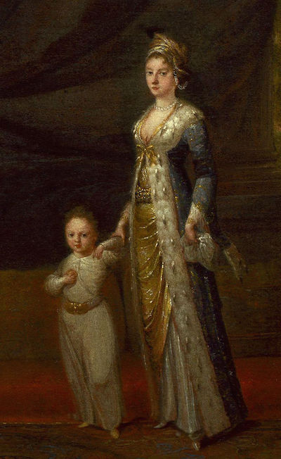 Lady Montagu e hijo