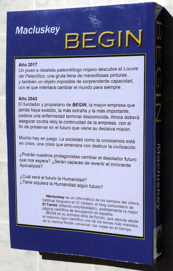 Begin, contraportada